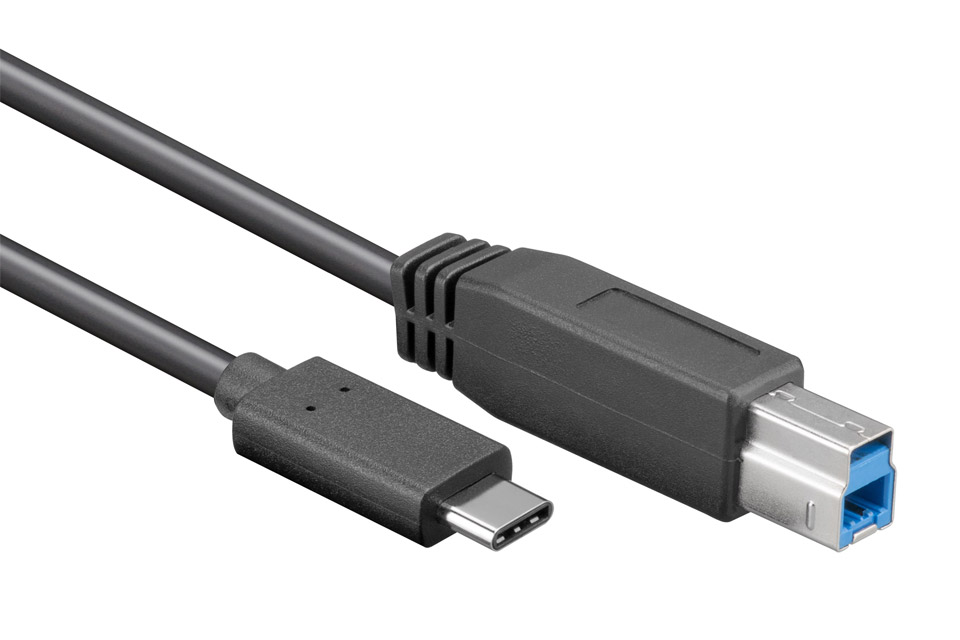 Aviation Suffocating enthusiastic USB 3.2 Gen 1 cable (USB C - B male)
