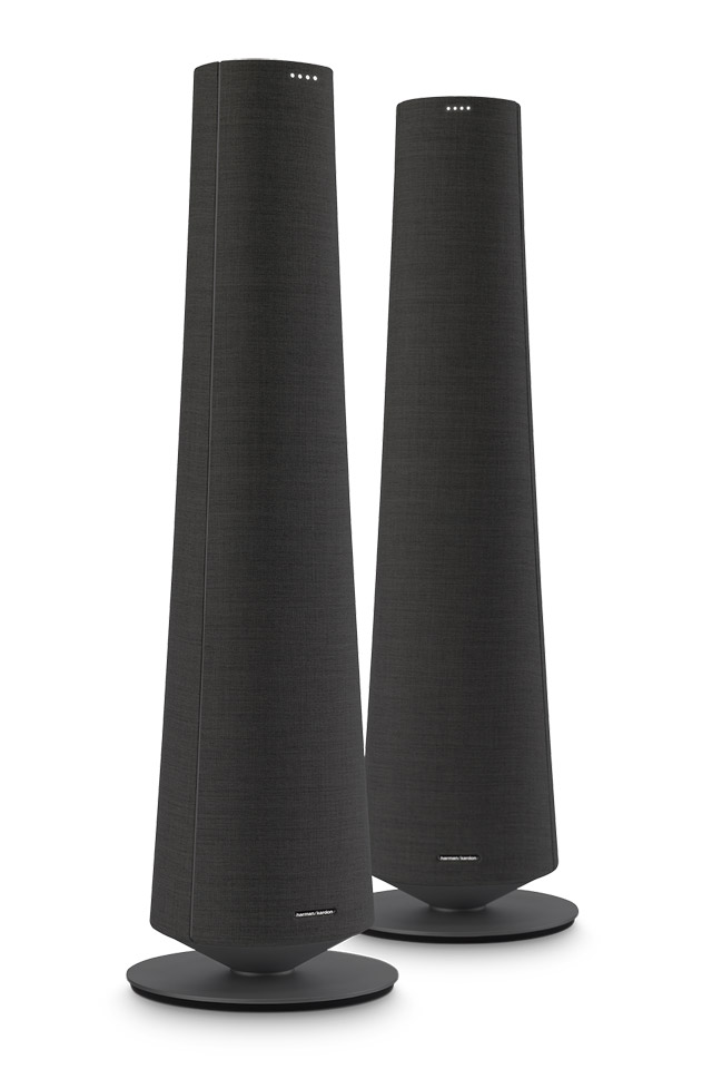Harman Kardon Citation Tower Smart Speakers Grey 1 Pair