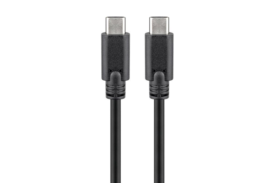Câble de Charge Jusqu'à 2A Prise USB 3.2 Génération 1 Type C Couleur Noire PremiumCord Câble de Connexion USB-C 3.2 Gen 1 Câble de Données SuperSpeed Jusqu'à 5 Gbit/s Longueur 0,5 m 