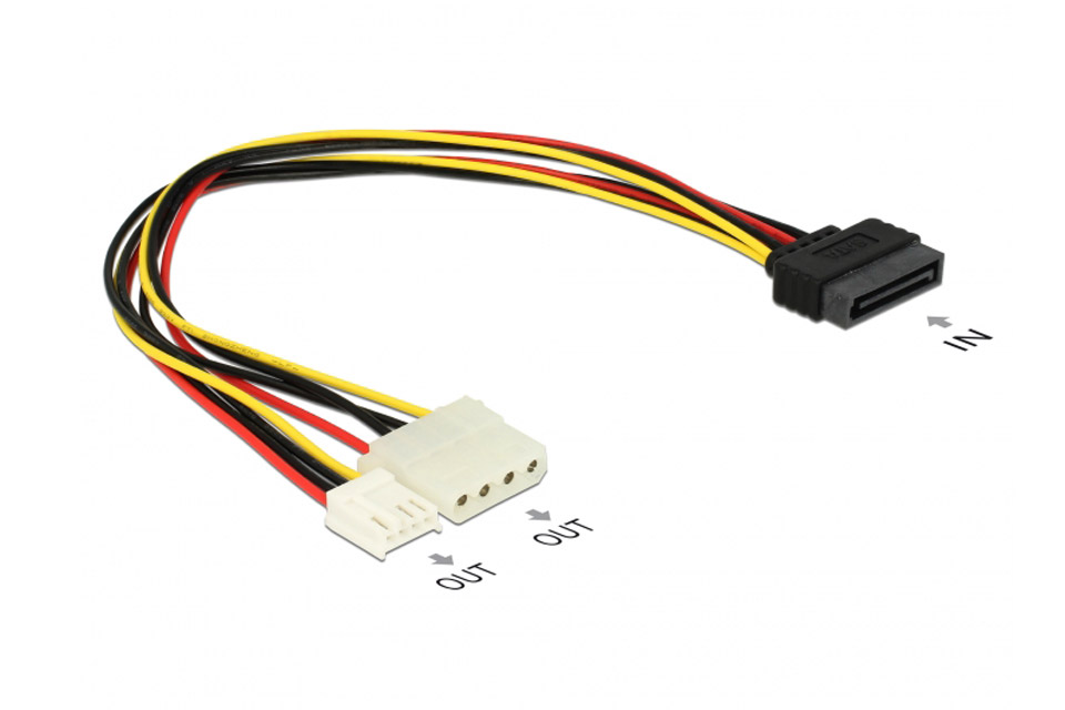 Suitable wherever development of SATA til Molex and 4 pin power adapter