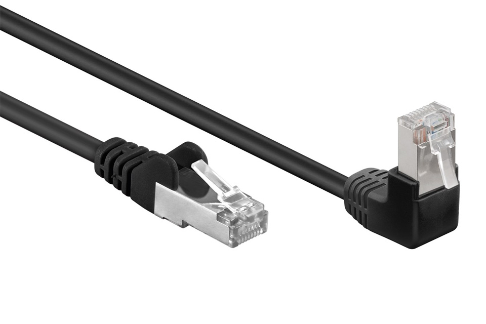 CAT 5e F/UTP shielded network cable with – Black