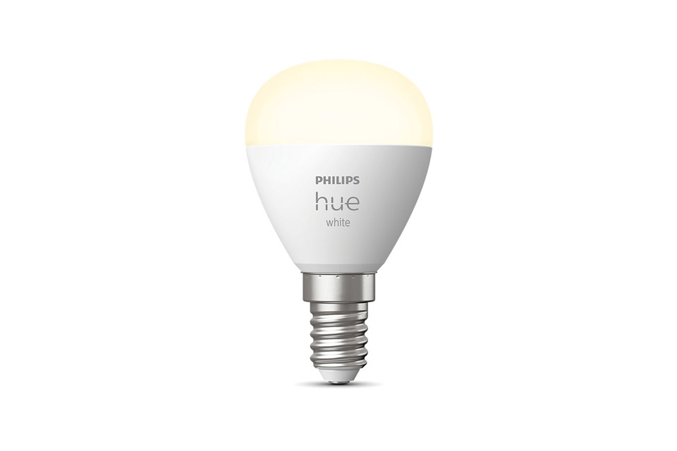 E14 Small Edison Screw with Philips Hue White Single Smart Candle Bulb LED 