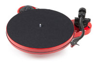 Pro-Ject RPM 1 Carbon recordplayer with carbon tonearm and Ortofon 2M-Red cartridge, red