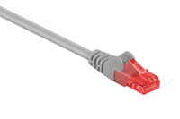 Goobay Network cable, Cat 6 UTP, grey