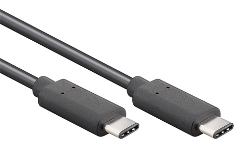USB-C to B Black 1m Length Goobay 67986 USB-C 3.0 Cable