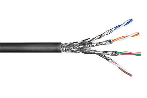 Network cable, Cat 6 S/FTP, outdoor