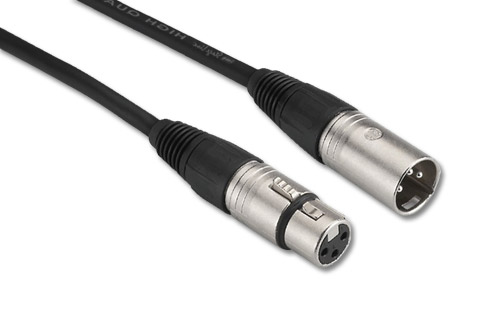 Neutrik XLR cable, black