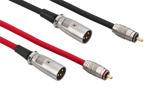 Monacor XLR plug- RCA cable