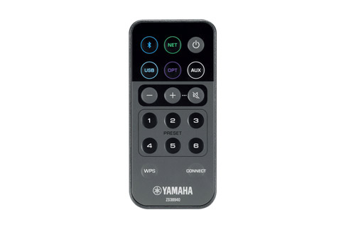 Yamaha NX-N500, remote
