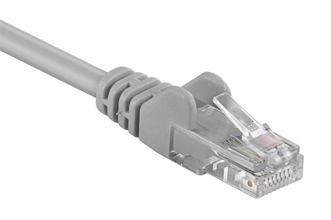 Network cable, Cat 5e UTP, gray