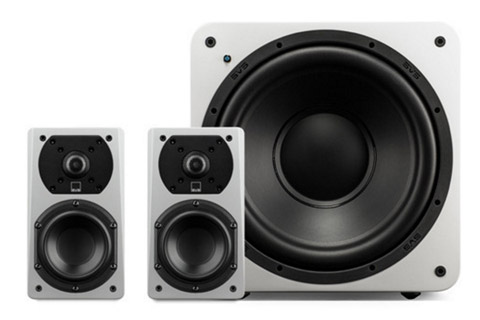 SVS Prime 2.1 speaker system, white high gloss