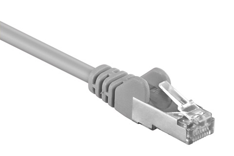 Goobay Network cable, Cat 5e F-UTP, Gray