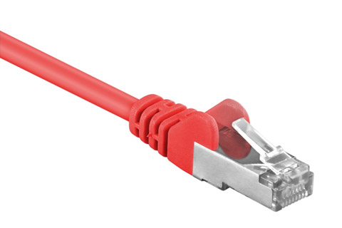 Goobay Network cable, Cat 5e F-UTP, Red