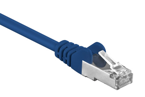 Goobay Network cable, Cat 5e F-UTP, Blue
