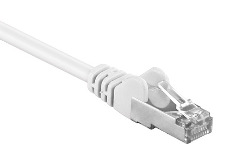 Goobay Network cable, Cat 5e F-UTP, White