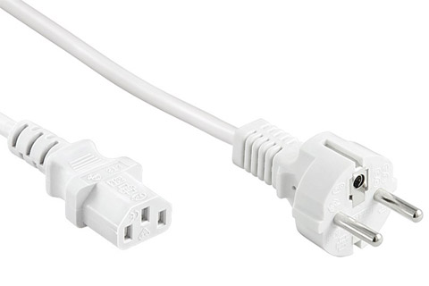 Good Connections Cable de energía Schutzkontakt an C13 1,5m Blanco 