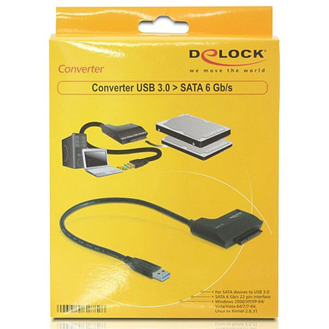 Converter USB 3.0 to SATA 6 Gb/s, package