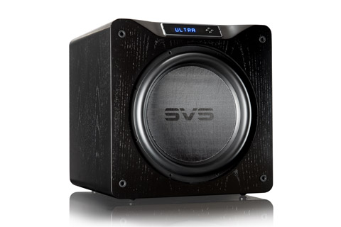SVS SB16-Ultra sealed box subwoofer, wood veneer, black oak