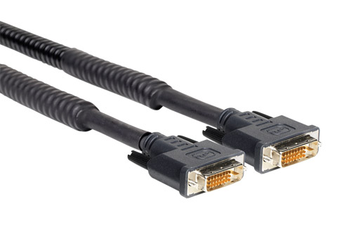 Armoured DVI cable