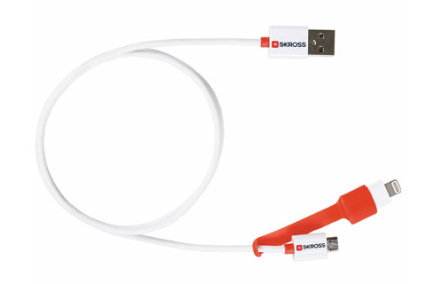 Skross 2-in1 charge n sync cable