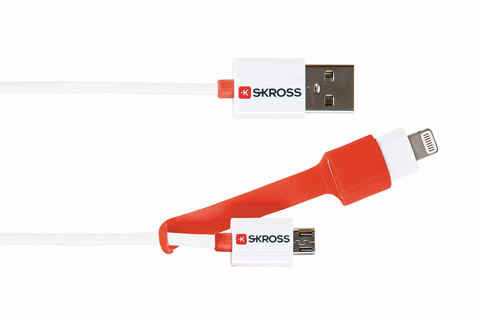 Skross 2-in1 charge n sync cable