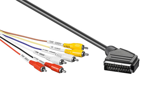 Scart - RCA adapter kabel