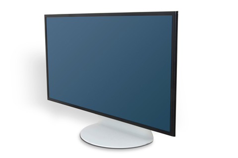 Alpha Home Basic bord TV stand, hvid