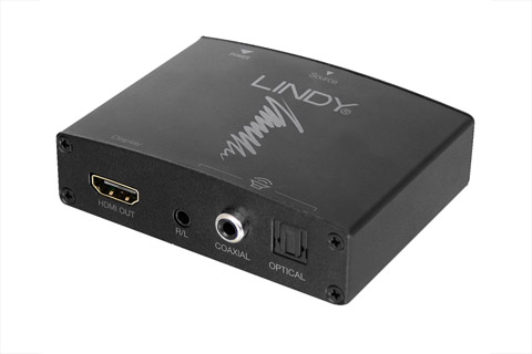 Lindy HDMI extractor, back