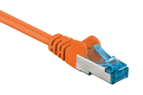 CAT6a S/FTP netværkskabel - Orange