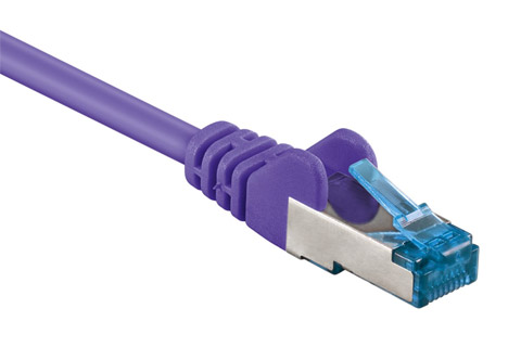 CAT6a S/FTP netværkskabel - Violet
