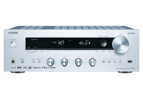 Onkyo TX-8270 Netværks stereo receiver, sølv (KUN 1 stk. tilbage)