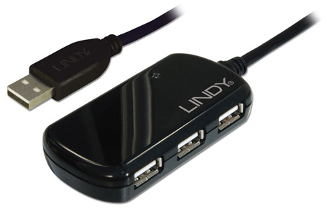 Lindy USB Booster og HUB