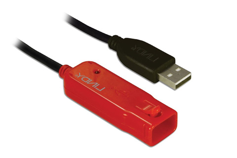Lindy Aktiv USB 2.0-förlängningskabel | 8 meter