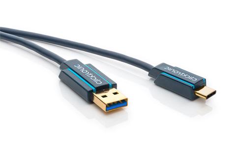 ClickTronic USB 3.0 kabel, Type A til Type C