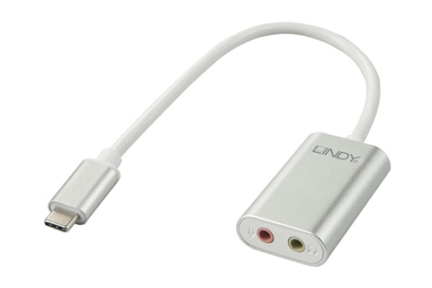 Lindy USB-C Lyd adapter fra