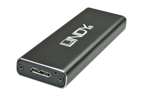 Lindy USB 3.1 mSATA SSD harddisk kabinet