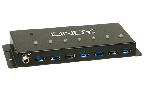 Lindy 7 ports USB 3.0 hub