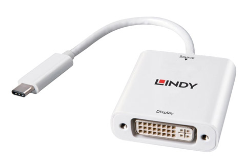 Lindy USB-C til DVI konverter