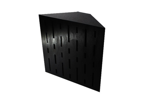 Decotrap bas f�lde giver effektiv absorbering fra 50-500 hz, dog mest effektiv mellem 65-250 hz. Perfekt til 