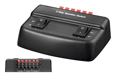 2-way speaker switch box