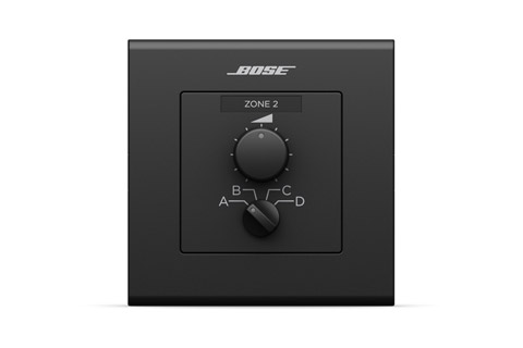 BOSE Pro ControlCenter CC-3 EU zone volume controller + A/B/C/D switch, black