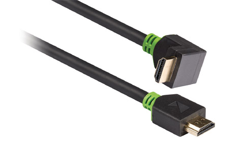 HDMI kabel med 90 grader stik