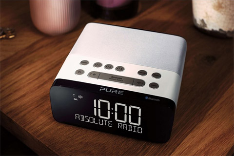 Pure Siesta Rise S DAB+ / FM clock radio with bluetooth