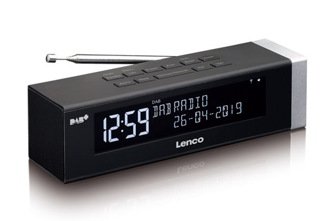 Lenco CR-630 DAB+ clockradio, black