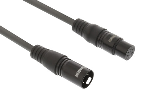 Sweex digitalt DMX kabel, 5-polet, grå