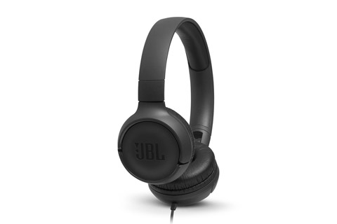 JBL T500 on-ear hovedtelefoner, sort