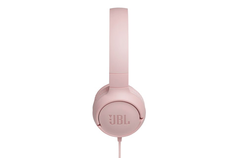 JBL T500 on-ear hovedtelefoner, pink