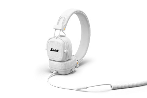 Marshall Major III on-ear headphones, white