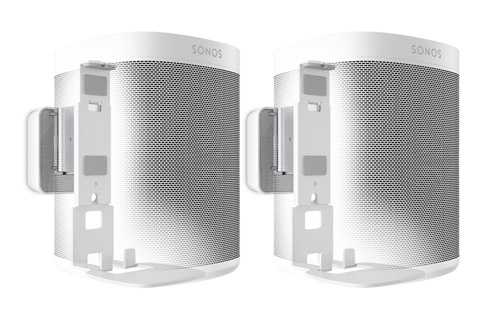 SONOS One - Dual pack with wallmount, white