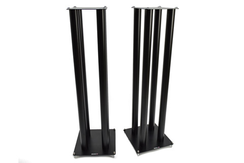 Atacama Audio SLX1000 speaker stands, 4 feet, 1000 mm., black, 1 pair
